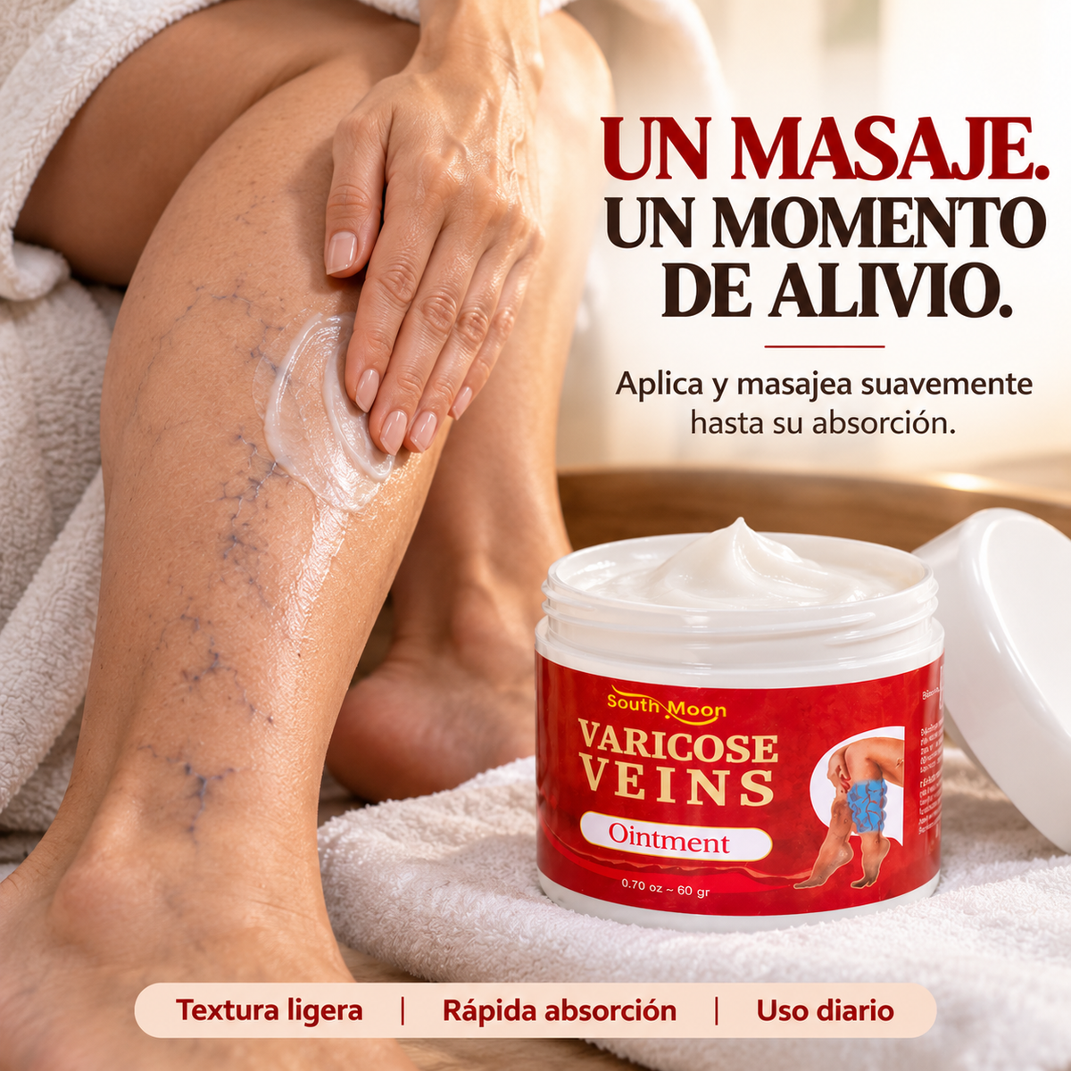 Crema Varicose Veins — Alivio inmediato