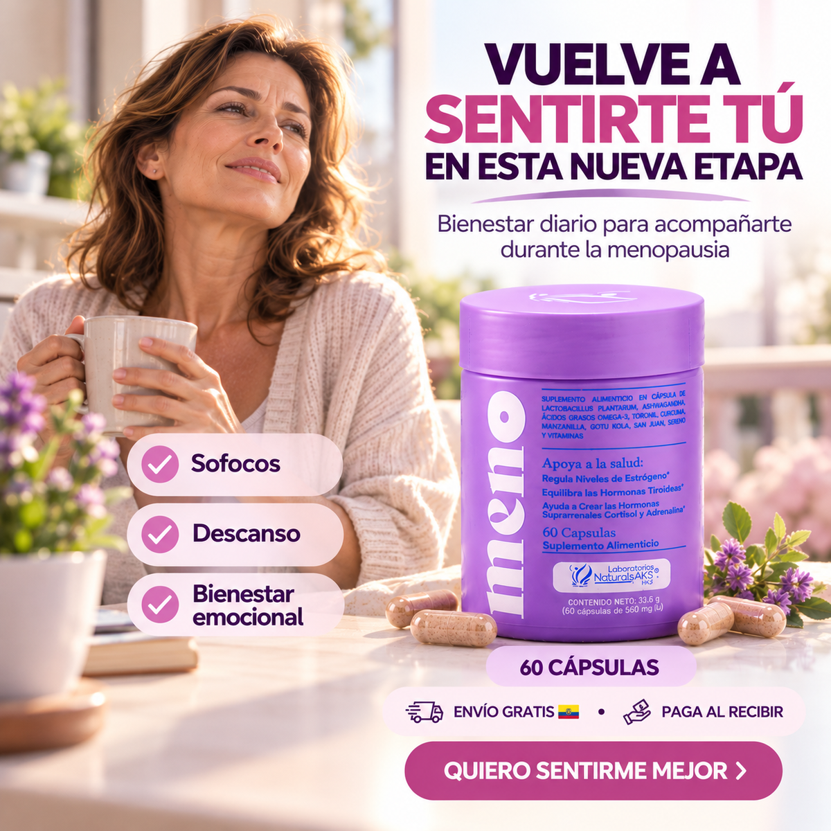 Meno Pause — Alivio natural de la menopausia