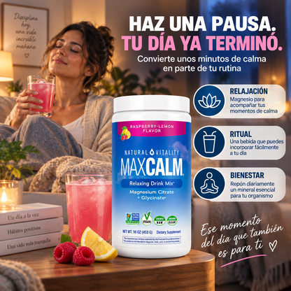 MaxCalm Relaxing Drink Mix — Relajación profunda, descanso sin estrés en cada sorbo