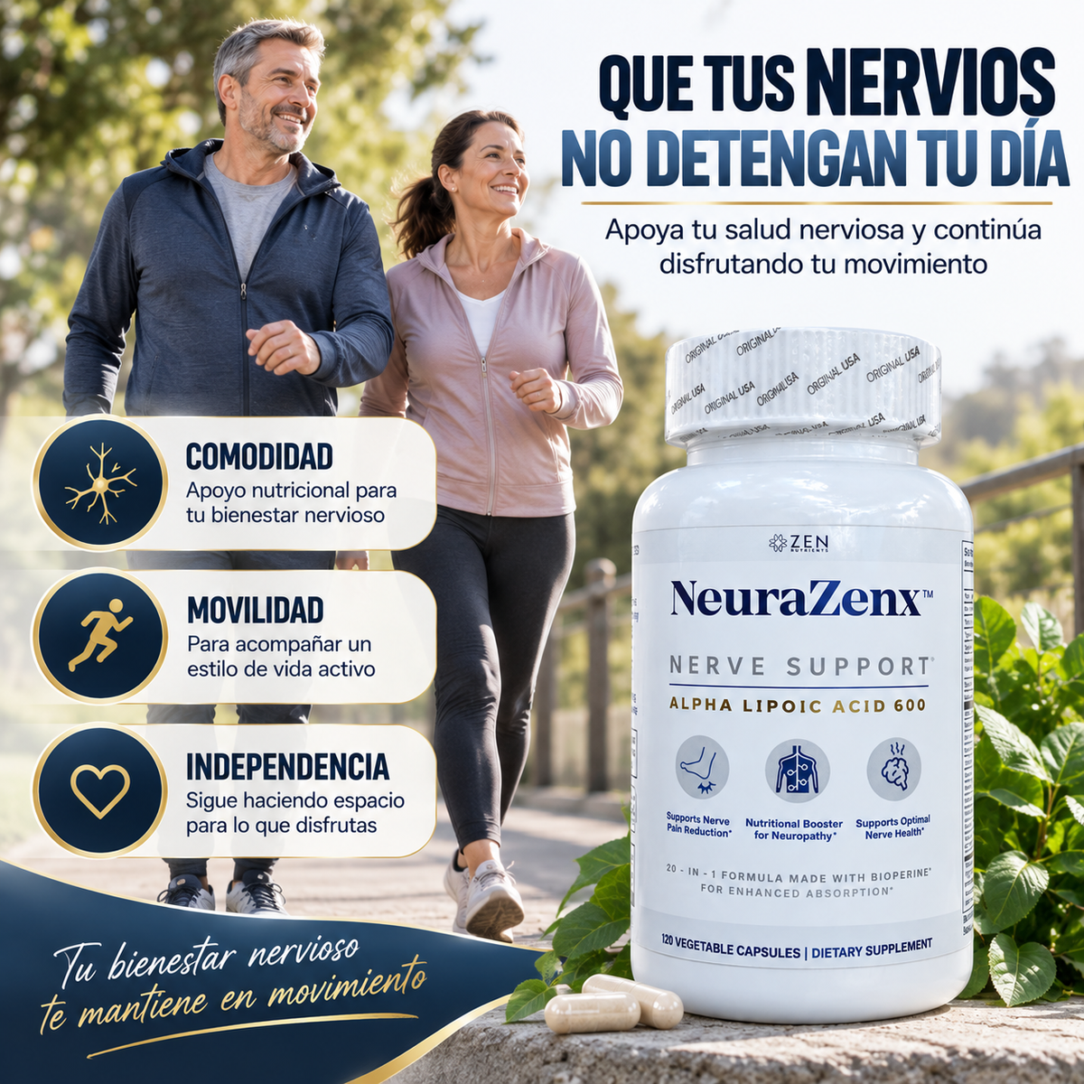 NEURAZENX NERVE SUPPORT