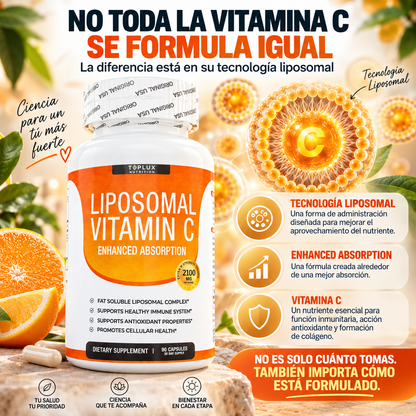 LIPOSOMAL VITAMINA C — INMUNIDAD Y SALUD CELULAR