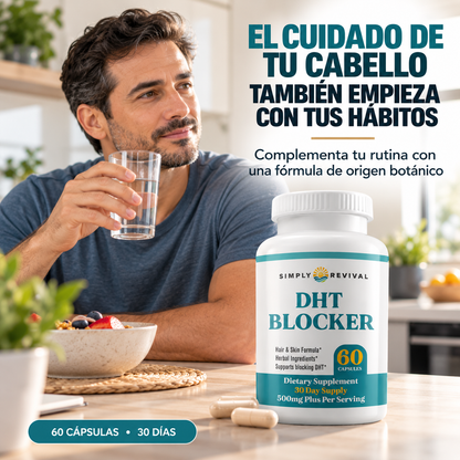 DHT Blocker — Caída de cabello detenida