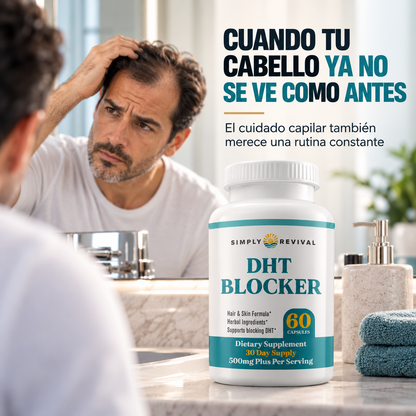 DHT Blocker — Caída de cabello detenida