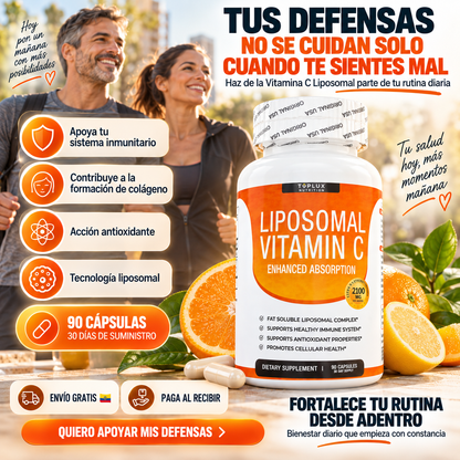 LIPOSOMAL VITAMINA C — INMUNIDAD Y SALUD CELULAR