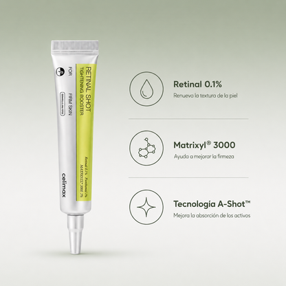 Retinal Shot — Tratamiento nocturno para textura, poros y líneas de expresión