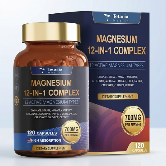 Magnesium Complex— 12 formas de magnesio en uno, 700mg por dosis