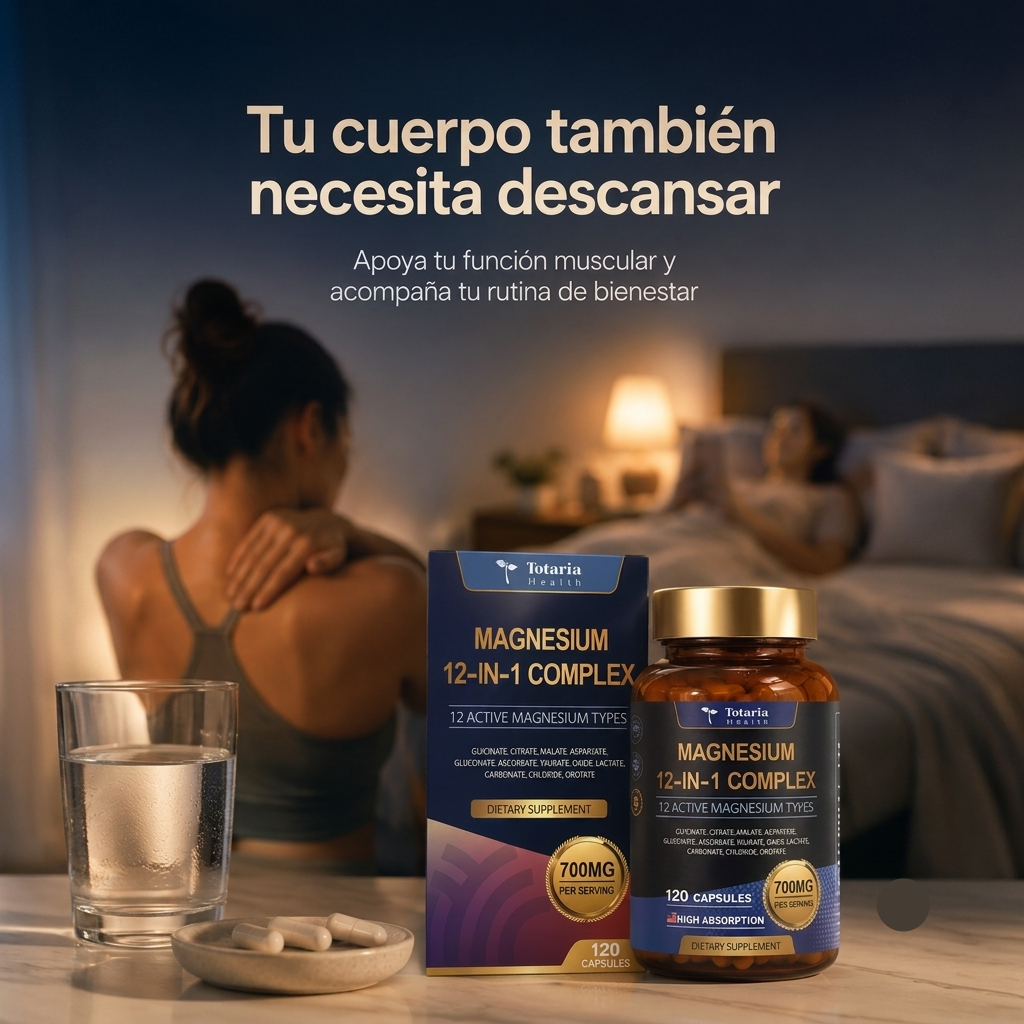 Magnesium Complex— 12 formas de magnesio en uno, 700mg por dosis