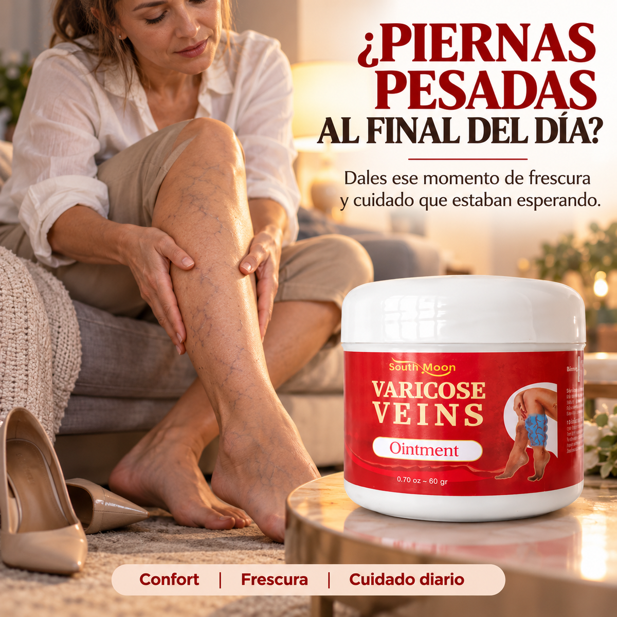 Crema Varicose Veins — Alivio inmediato