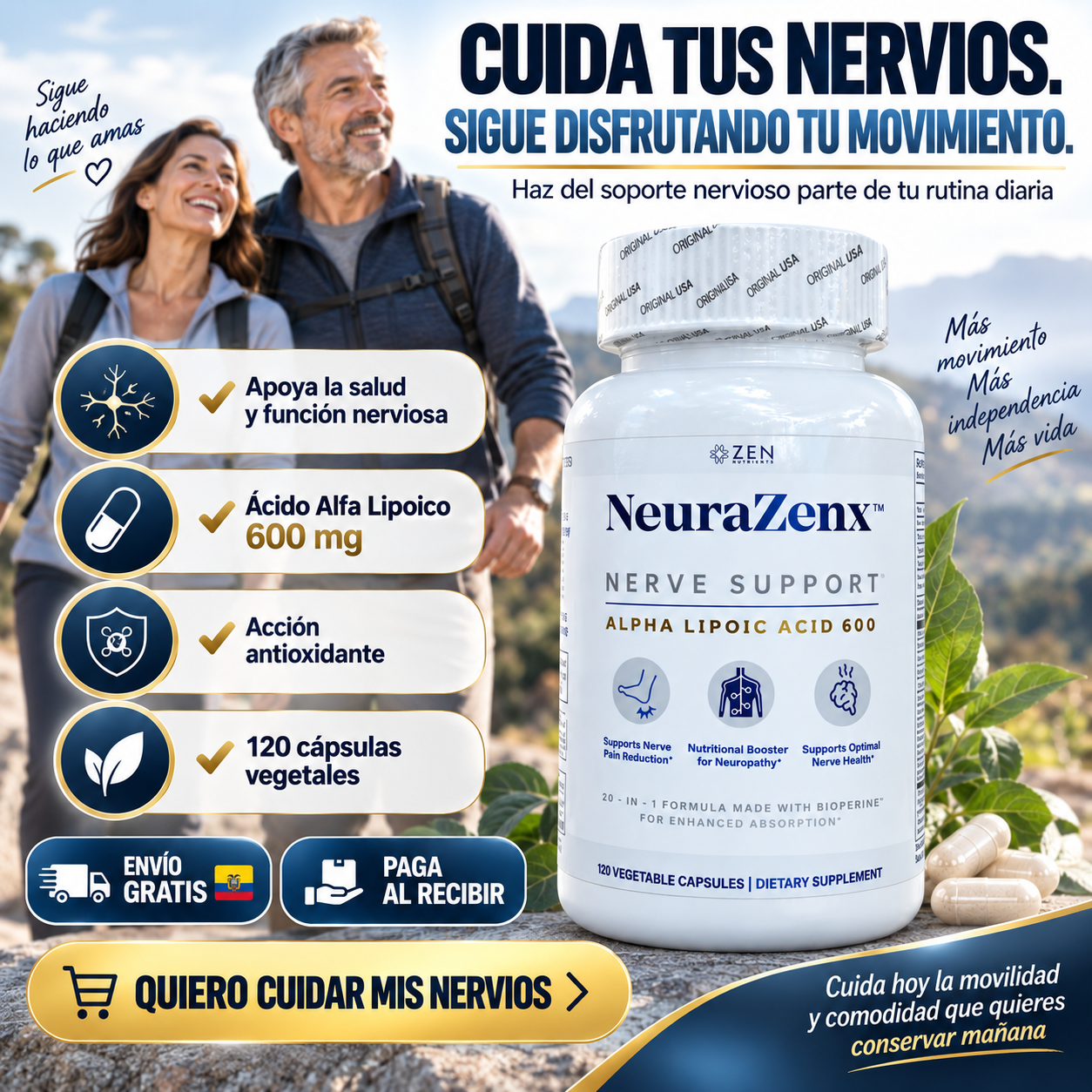 NEURAZENX NERVE SUPPORT