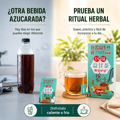 Té Herbal Chino 18 Sabores — Digestión, bienestar y equilibrio en cada sorbo