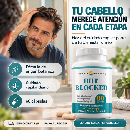 DHT Blocker — Caída de cabello detenida