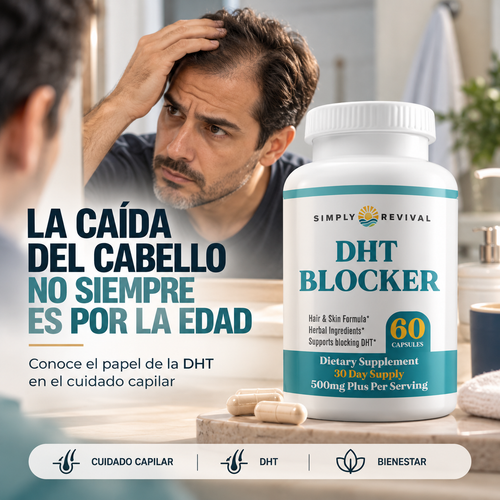 DHT Blocker — Caída de cabello detenida
