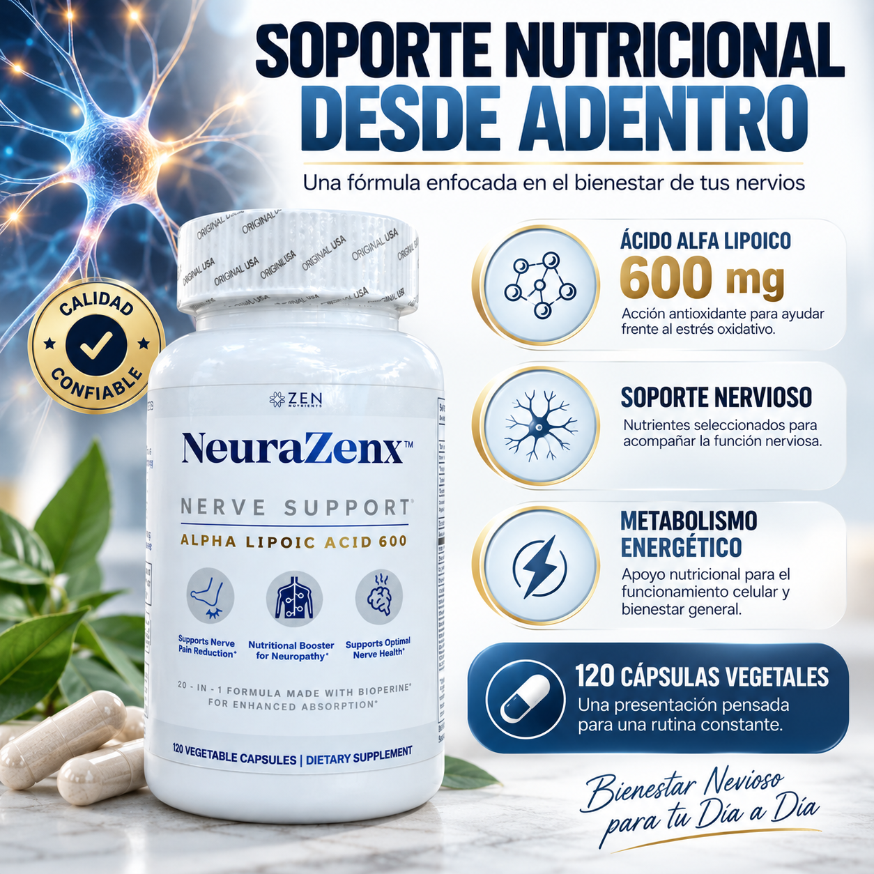NEURAZENX NERVE SUPPORT