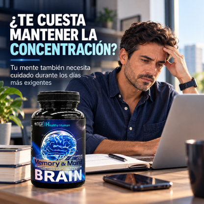 Memory & Mind Brain — Memoria clara, concentración total